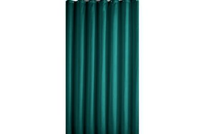 ColourMatch Plain Shower Curtain - Aqua